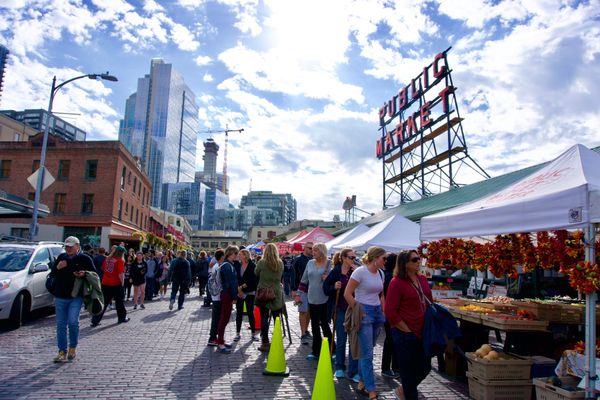 アメリカ(米国)・アラスカ「アラスカ個人旅行」の写真：トランジットのシアトルにて　時間があった...