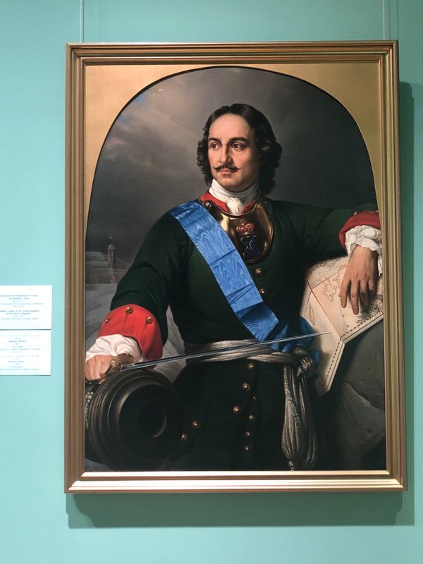 ロシア連邦・サンクトペテルブルク、モスクワ「ロシア旅行」の写真：エルミタージュのピョートル大帝&amp;エカテリ...