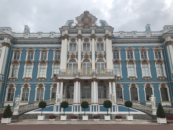 ロシア連邦・サンクトペテルブルク、モスクワ「ロシア旅行」の写真：エカテリーナ宮殿