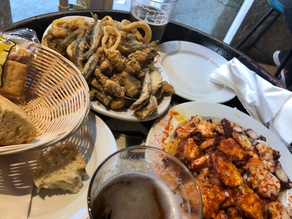 スペイン・バルセロナ「スペイン」の写真:スペインで食べたものいろいろ
タコ...