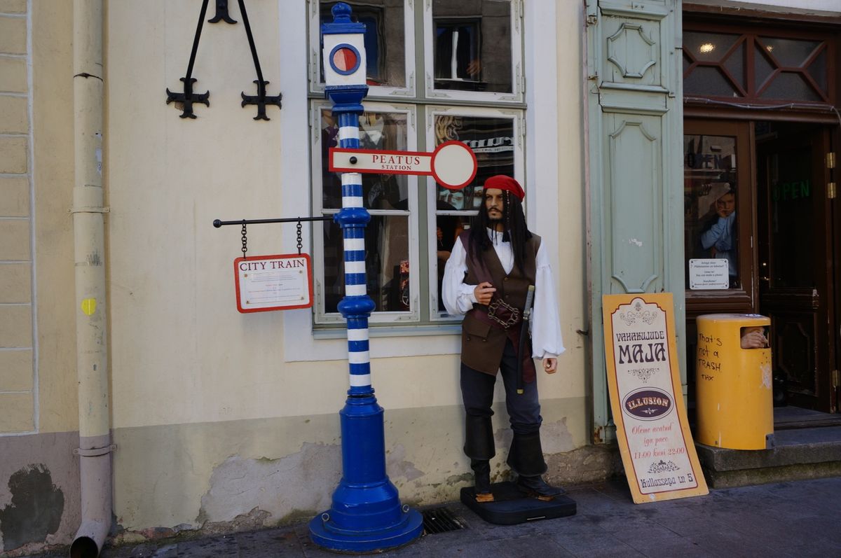 タリンは小さい街なので観光するのも便利。本当はサクビールの工場見学に行きた...