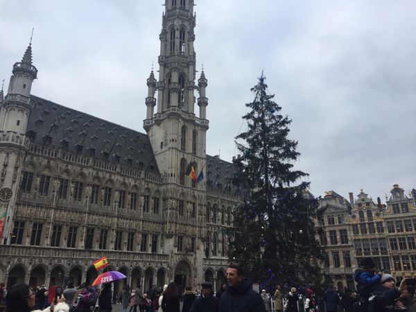 ベルギー・ブリュッセル「ベルギー」の写真：ブリュッセルの中心地にある大広場グランプ...