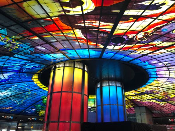 台湾・高雄「2019GW高雄」の写真：美麗島駅前のTrip GG hostel...