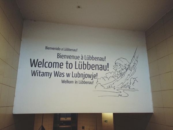 ドイツ・ベルリン、ドレスデン「Germany🇩🇪Berlin/Dresden/Lubbenau」の写真：駅☆可愛くてこの時点でワクワクが止まらなかった
