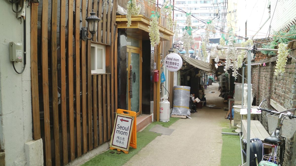 一泊600円くらいだったので泊まりました。マム ゲストハウス。ちょっと迷っ...