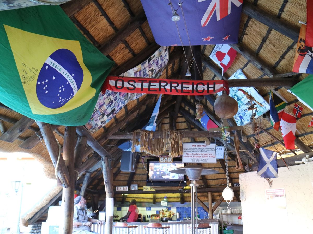 ナミビアで宿泊した、ウィントフックにあるカメレオンバックパッカーズ。
ここ...