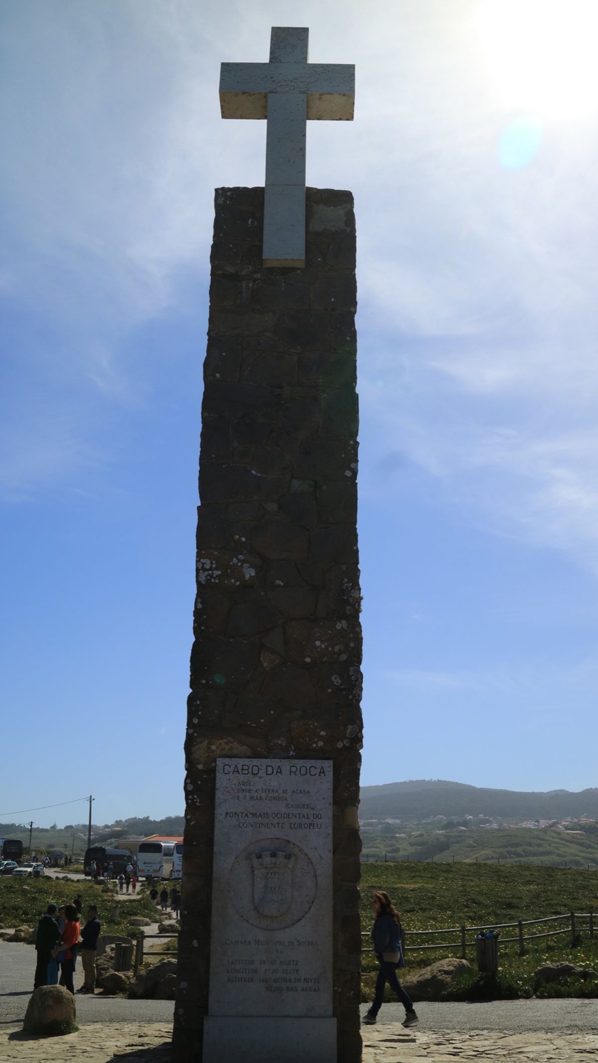 ヨーロッパ最西端ロカ岬。