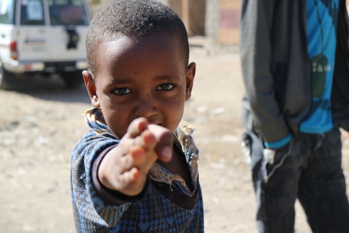 メケレからダナキルツアーに参加。ツアーのオフィスに行くとアフリカ横断中の日...