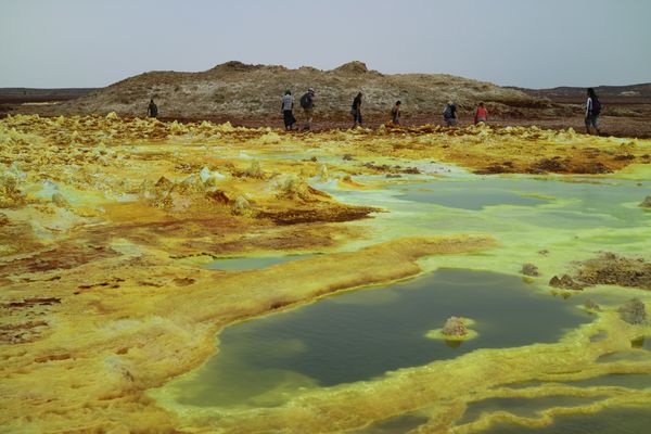 エチオピア・アディスアベバ、メケレ「エチオピア🇪🇹ダナキルツアー」の写真：ツアー4日目のダロール。ホント異世界。こ...