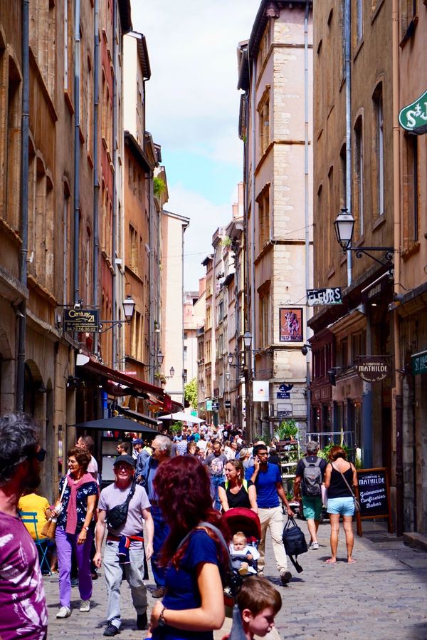 フランス・リヨン、コルマール 、ストラスブール、パリ「初海外！初ヨーロッパ！初フランス！」の写真：リヨン旧市街
現地の友達が案内してくれた✌︎