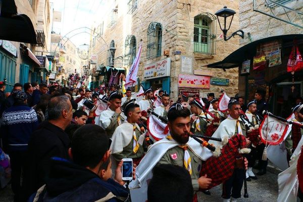 パレスチナ・Bethlehem「北半球放浪記 2017-18 🇵🇸」の写真：クリスマスにイエス生誕の地ベツレヘムへ。...