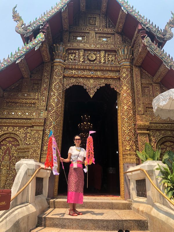 チェンマイ「タイ 水掛祭り」の写真