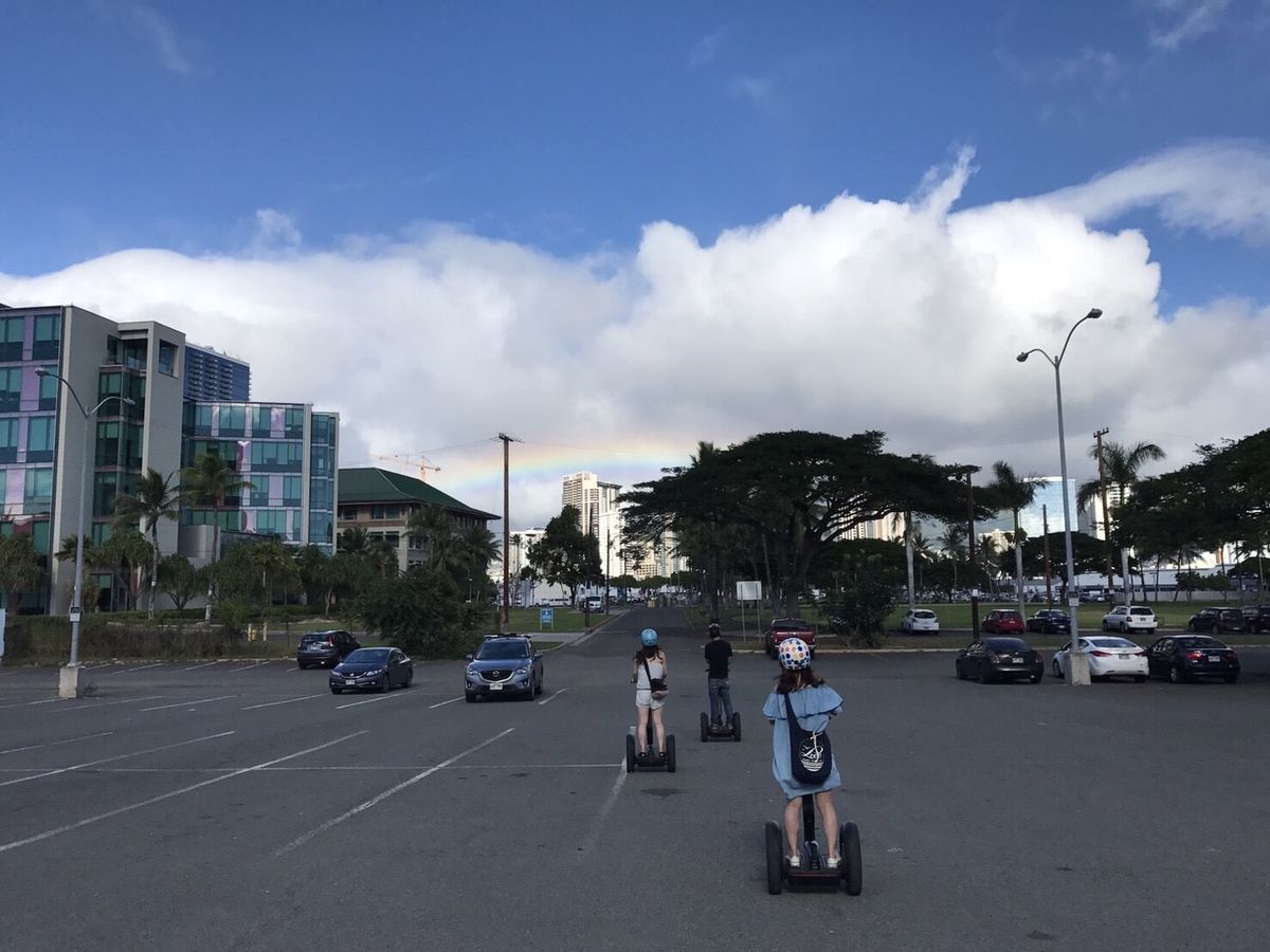 たくさん虹が見れた🌈

セグウェイも楽しかった