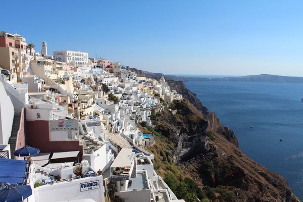 ギリシャ・サントリーニ島「サントリーニ島へ」の写真