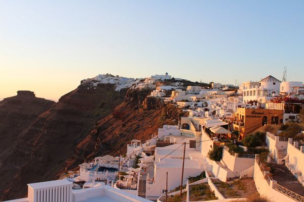 ギリシャ・サントリーニ島「サントリーニ島へ」の写真