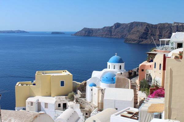 ギリシャ・サントリーニ島「サントリーニ島へ」の写真