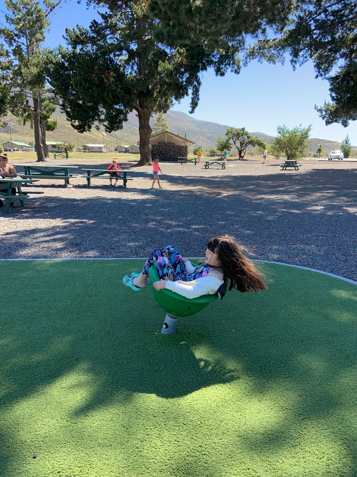 マウナケアに登る入り口のそばにある公園。 トイレ休憩もかねていつもよるので...