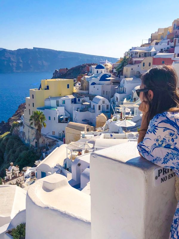 ギリシャ・サントリーニ島「地中海クルーズ3」の写真：サントリーニもミコノスも最高でした。