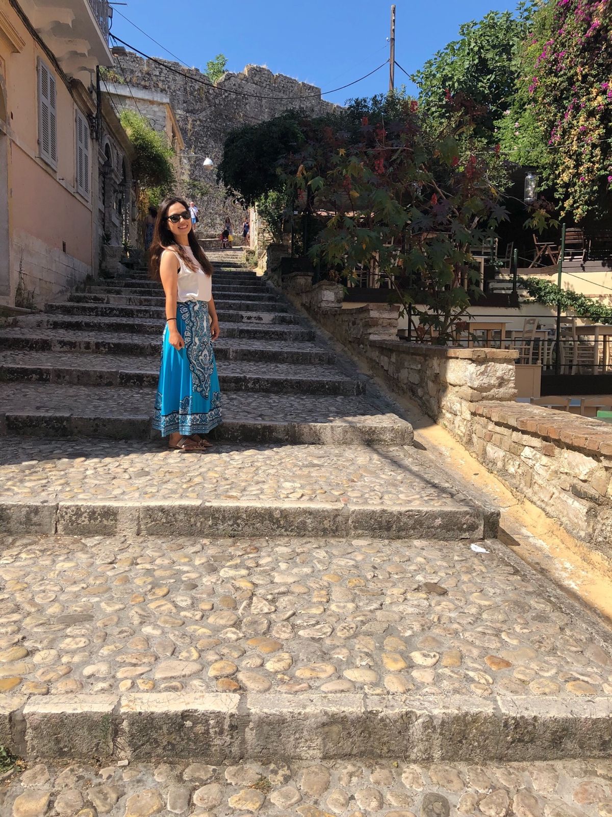 コルフ島。はじめてのギリシャに、入国。旧市街の街並みが世界遺産だそうです。