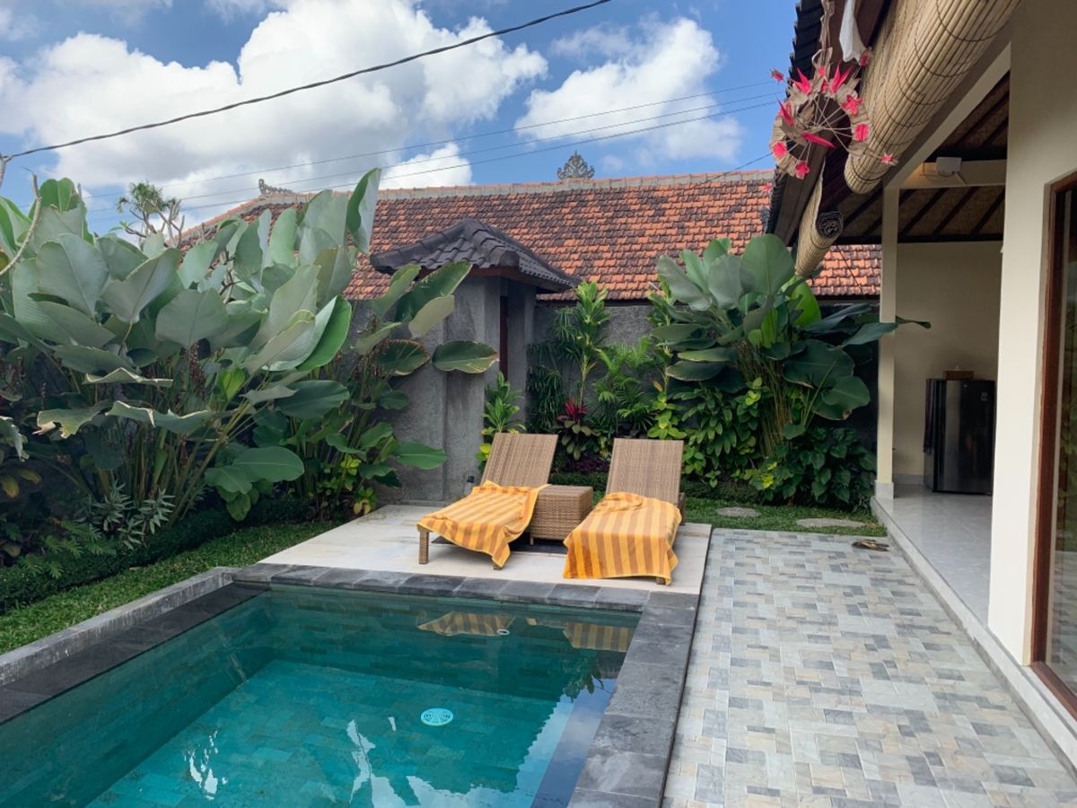 ウブドのはずれにあるRumah Dadong、プライベートプール付きのヴィ...
