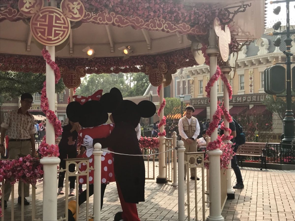 この旅の目的の一つでもあるディズニーランドへ！
中心地からメトロで向かいま...