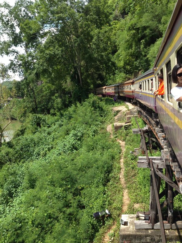タイ「東南アジアバックパッカー旅」の写真：泰緬鉄道