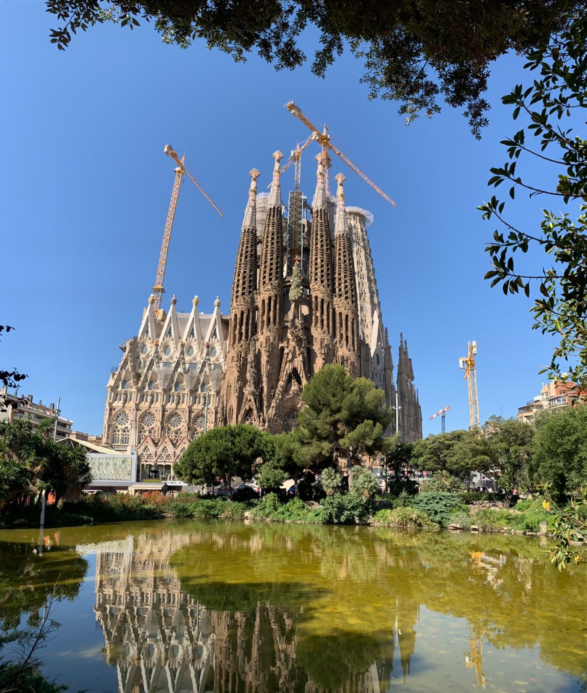 バルセロナ！
サグラダファミリアは事前予約していかず中に入れませんでしたの...