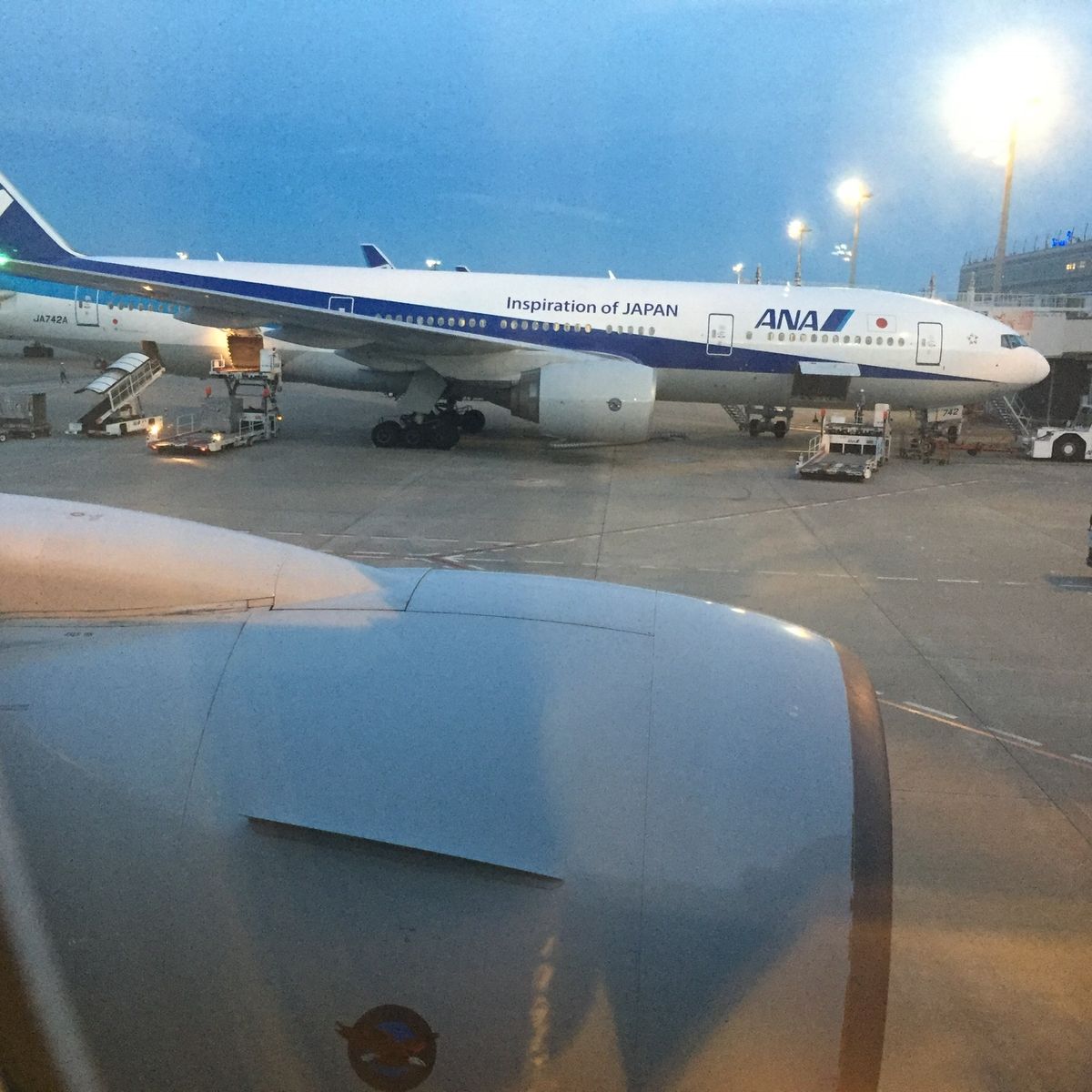 フライト✈️ANA（往路）
ホテル🏨グリーンリッチホテル