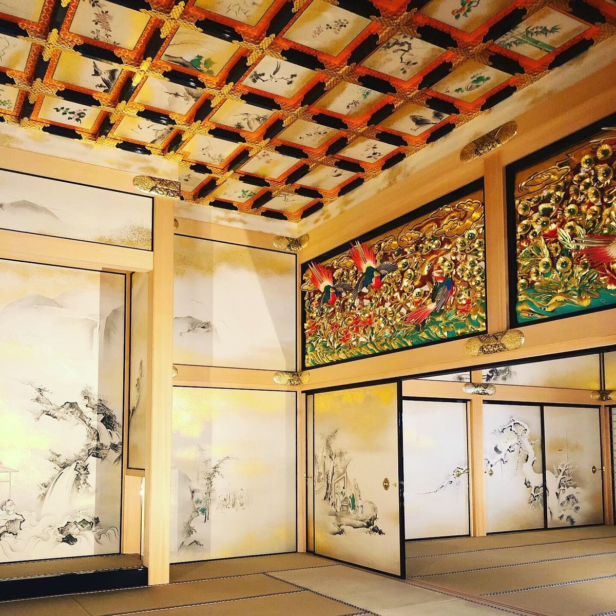 人生初の名古屋、金のシャチホコ、忍者アイス。