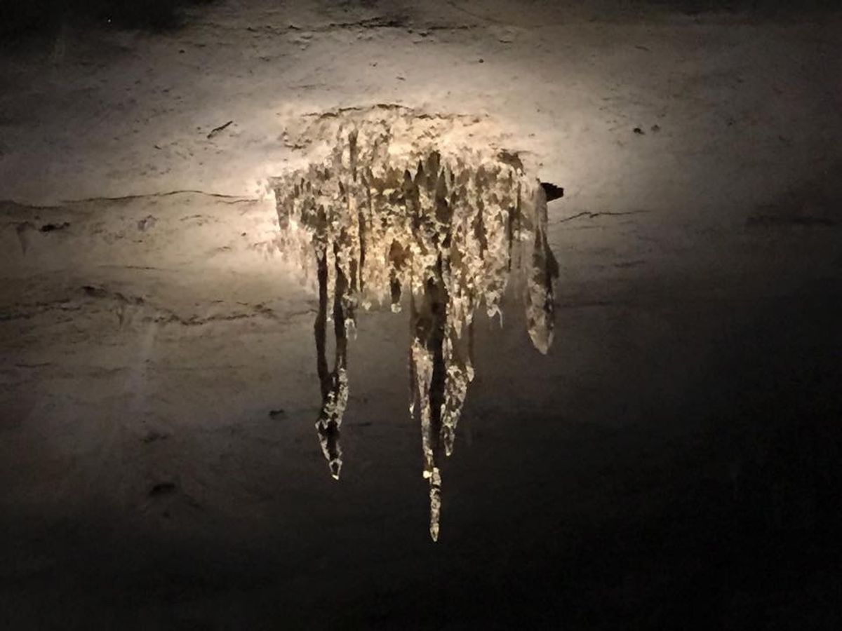 カールスバッド。洞窟の中は、かなり広いです。途中、休憩できるカフェがありま...