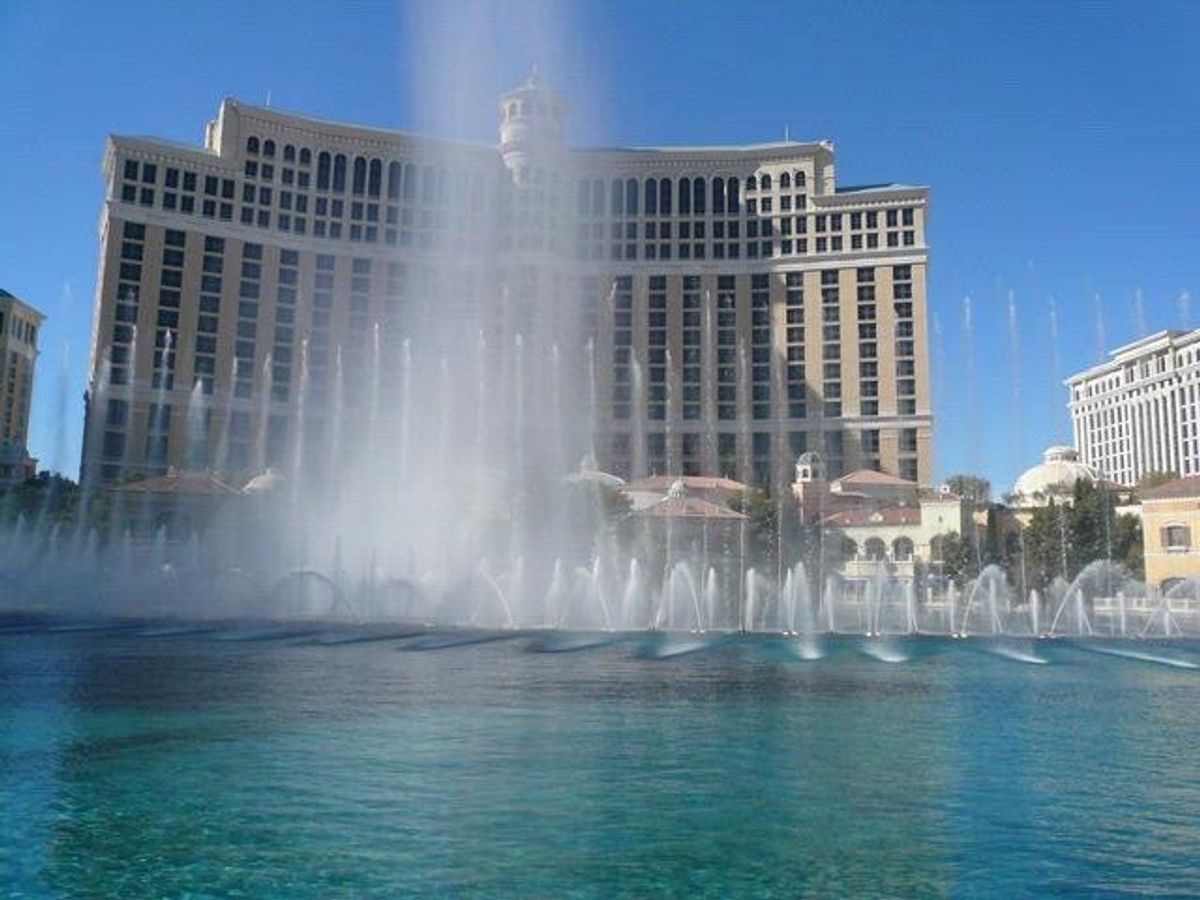 大好きなラスベガス/ベラージオの噴水ショー♡西海岸へ行ったら必ず行く場所。...