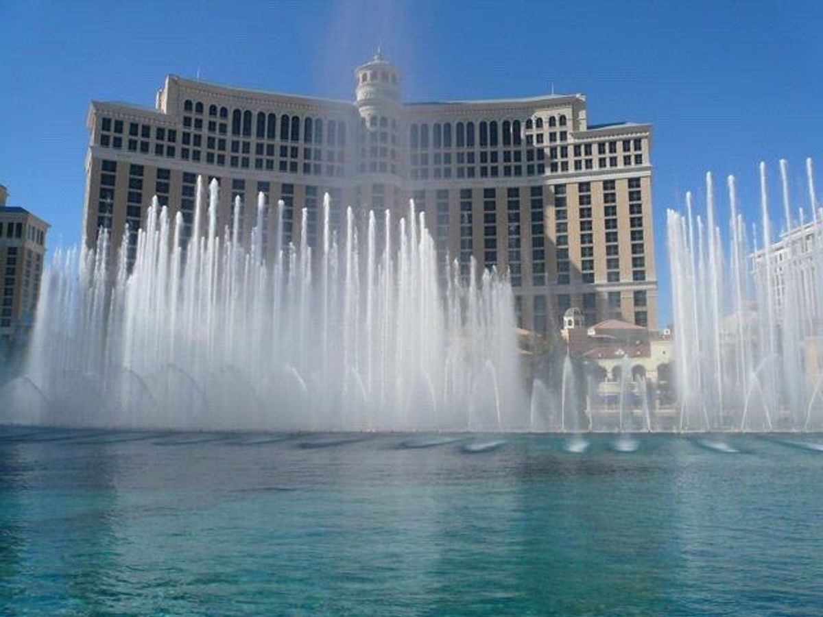 大好きなラスベガス/ベラージオの噴水ショー♡西海岸へ行ったら必ず行く場所。...