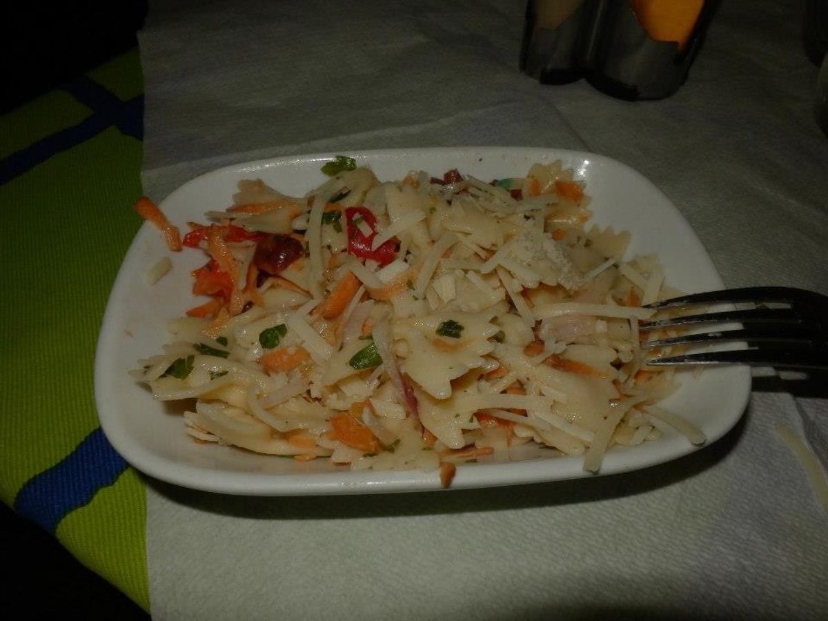 食事はヨーグルトかチーズ系がドカンとのってるタイプが多かったです。4枚目が...