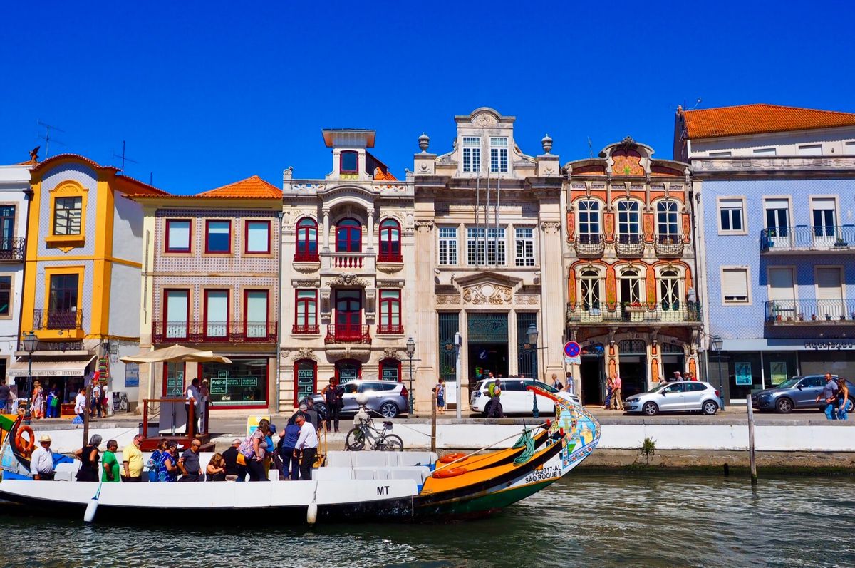 運河の町、アヴェイロ。