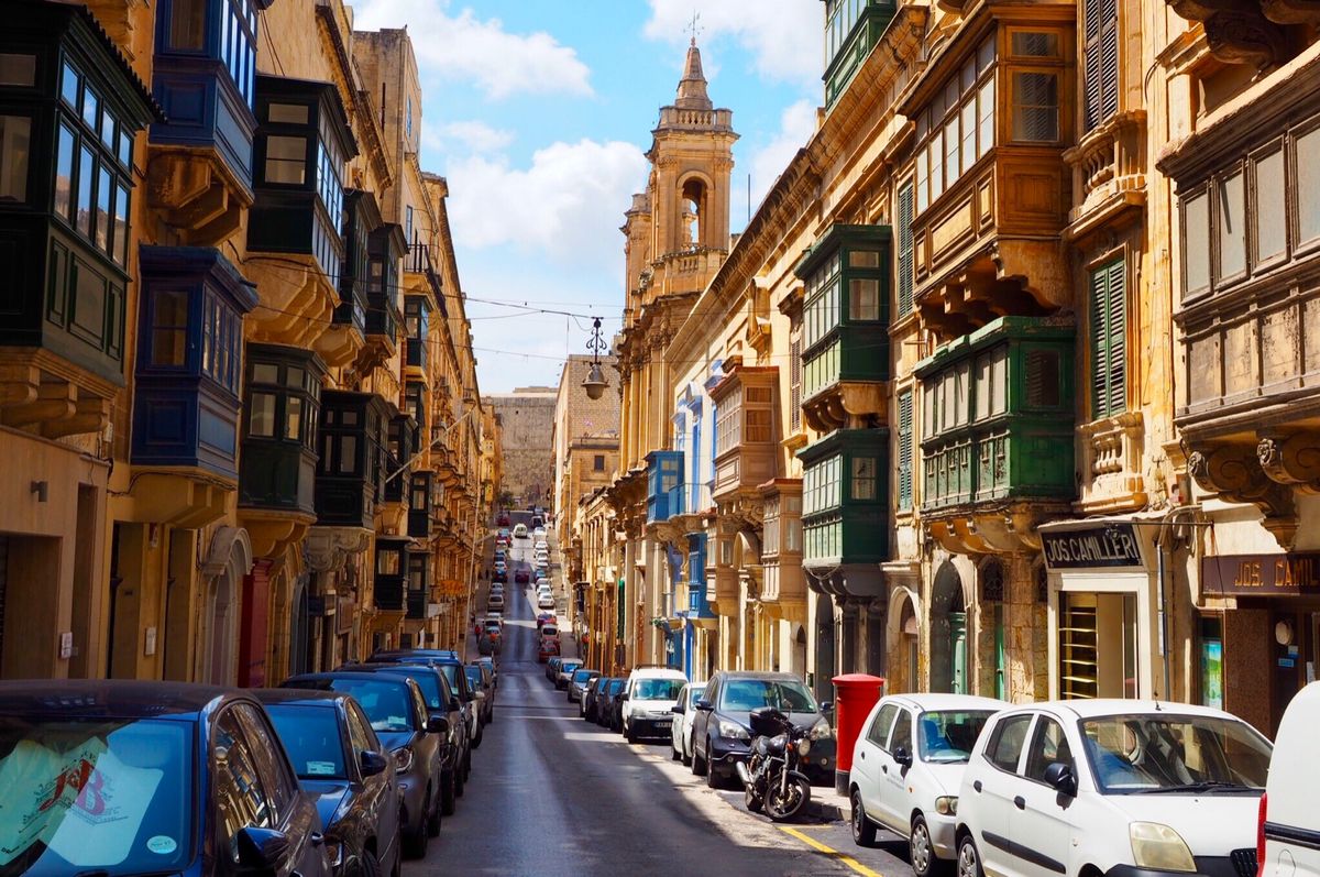 マルタの首都、ヴァレッタ