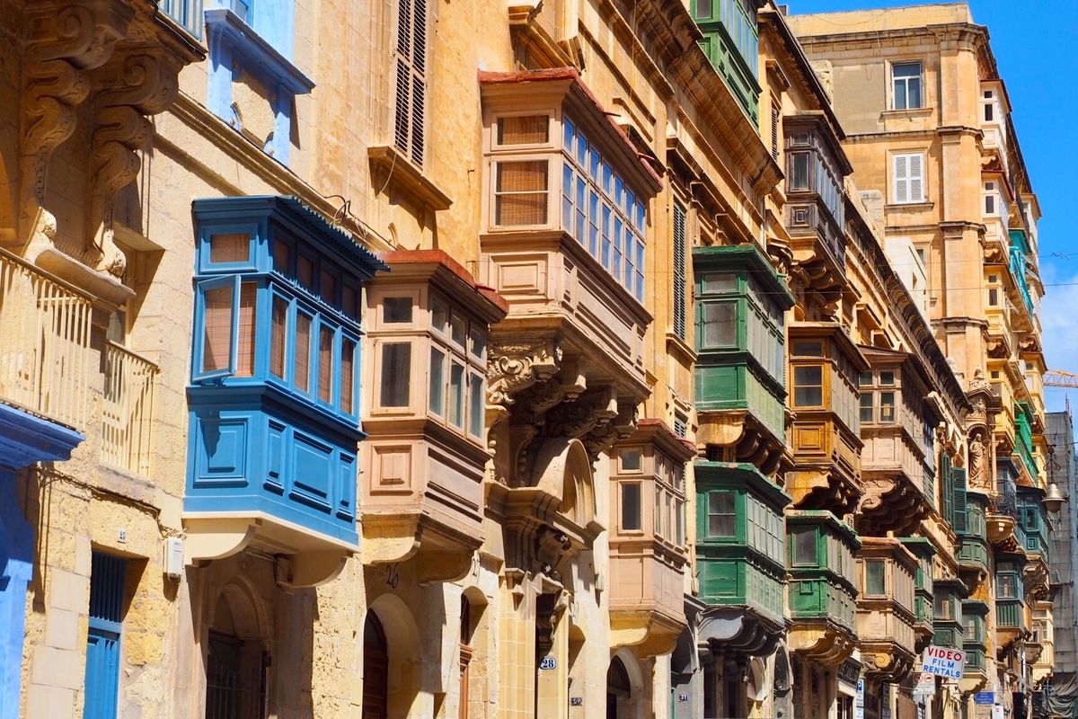 マルタの首都、ヴァレッタ