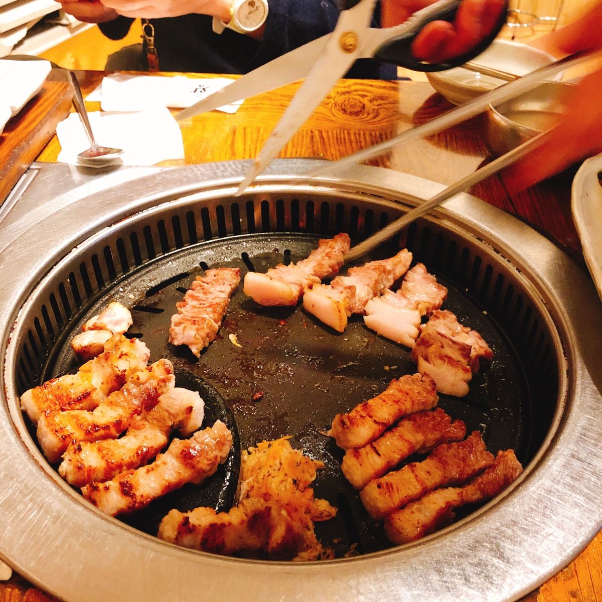 イチゴもナクチポックンもサムギョプサルもホットックも美味しかった。