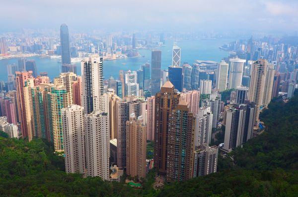 香港・ビクトリアピーク「香港」の写真：ビクトリアピーク。
前々日の夜に行ったら...