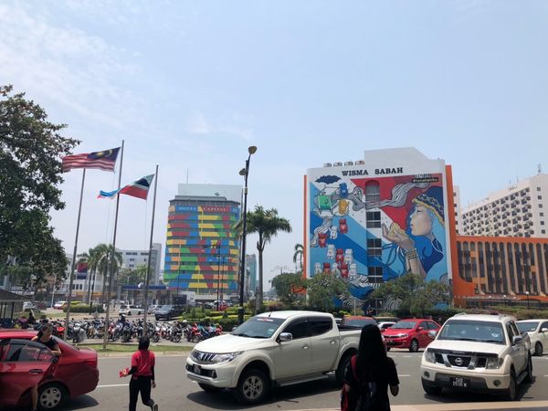 マレーシア・コタキナバル「コタキナバル」の写真：コタキナバルの街中、スリアサバ付近
ハン...