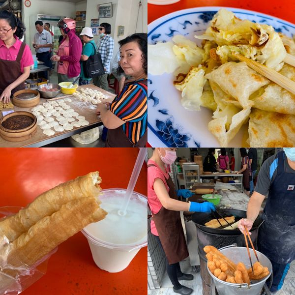 台湾・高雄「2度目の高雄」の写真：①台湾の朝ごはんの定番、揚げパンみたいな...