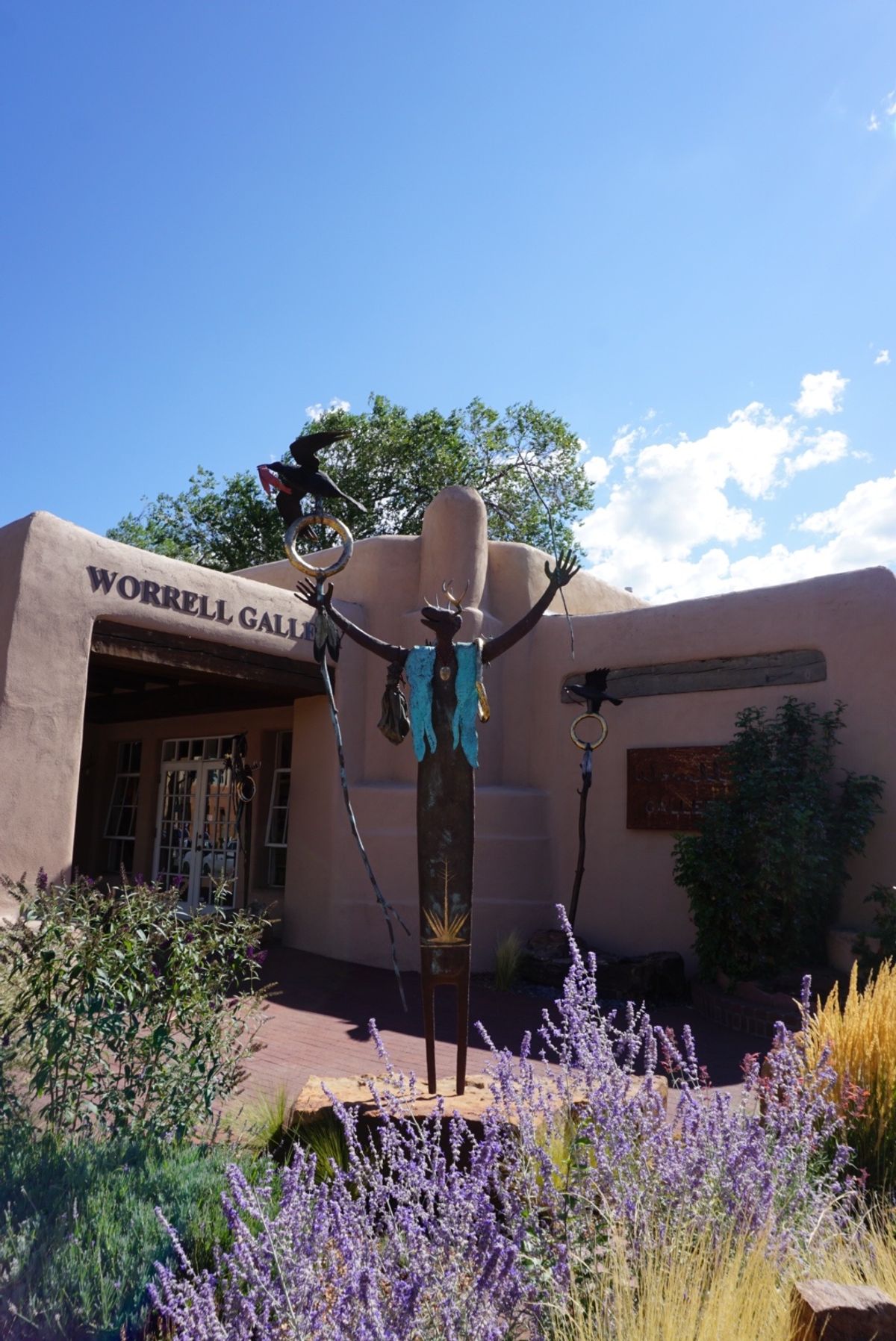 サンタフェのアドビ建築(土壁の建物)が本当にステキでした♡