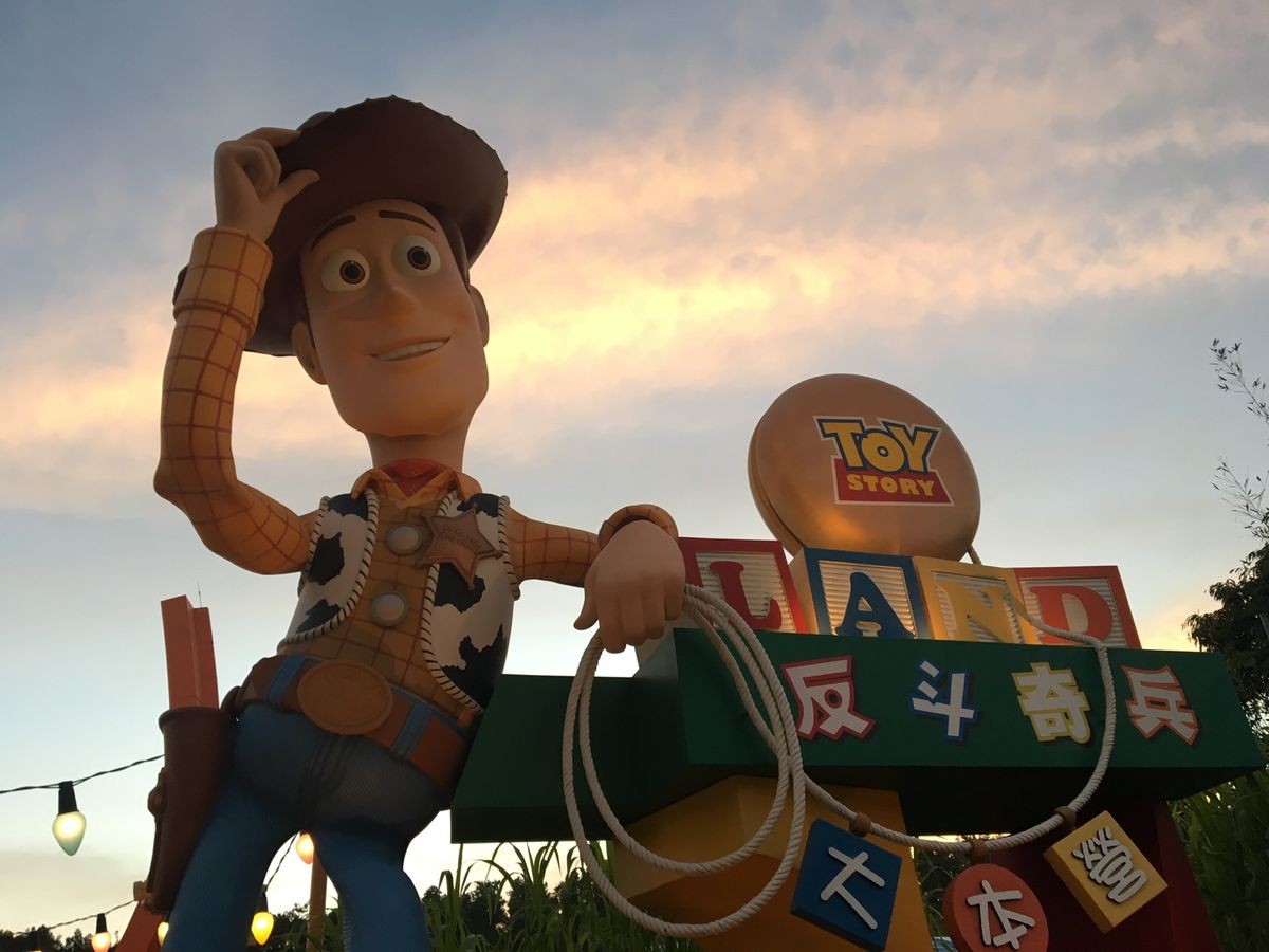 トイストーリーエリアがかっわいかった！