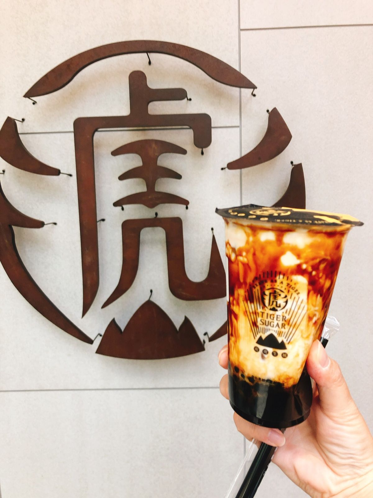 清渓川がきれいだったので！あとは今流行りのタイガーシュガーとわたしの行きつ...