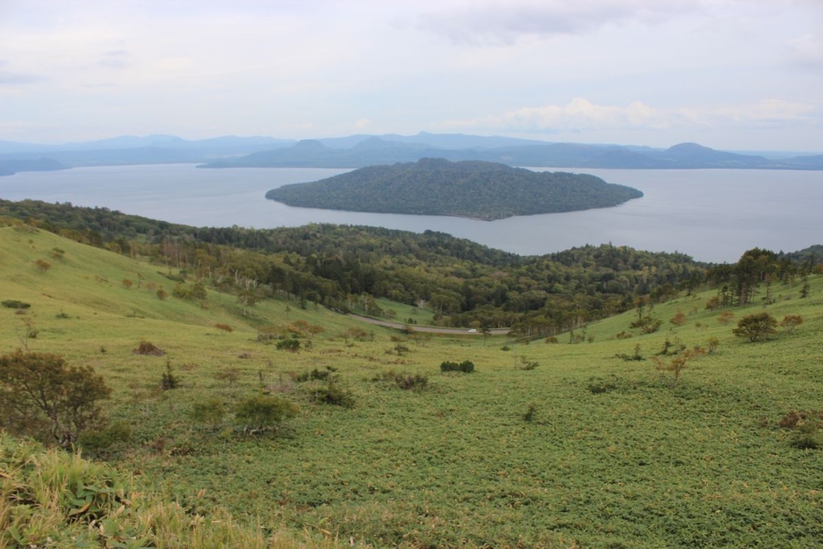 美幌峠と屈斜路湖
大地に沈む夕陽がきれい
