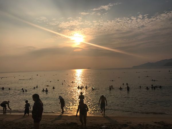 ベトナム・ホーチミン「ベトナム ニャチャンとホーチミンの旅」の写真：夕暮れ時のニャチャンビーチ