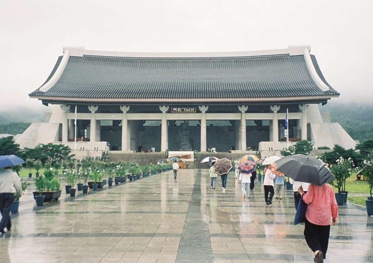 独立記念館
抗日運動の展示館は大きい。
反日教育のアニメがえげつなかった。