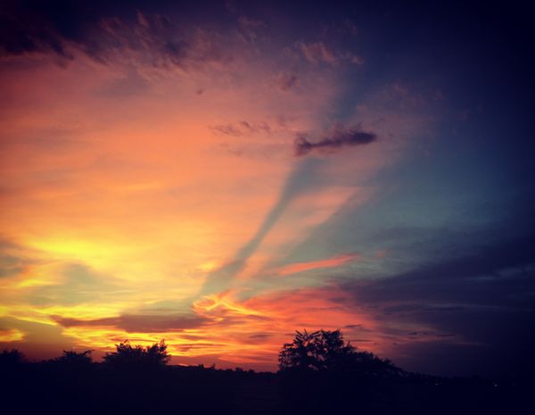 アメリカ(米国)・アリゾナ・サワロ国立公園「アリゾナ・サワロ国立公園」の写真：アリゾナの夕陽は本当に素晴らしいです！夏...