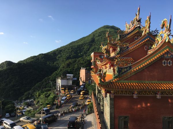 台湾・台北「はじめての台湾」の写真：台北からバスで九份へ。
夕方に到着して、...
