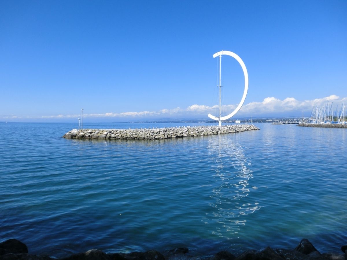 晴れたレマン湖は最高！