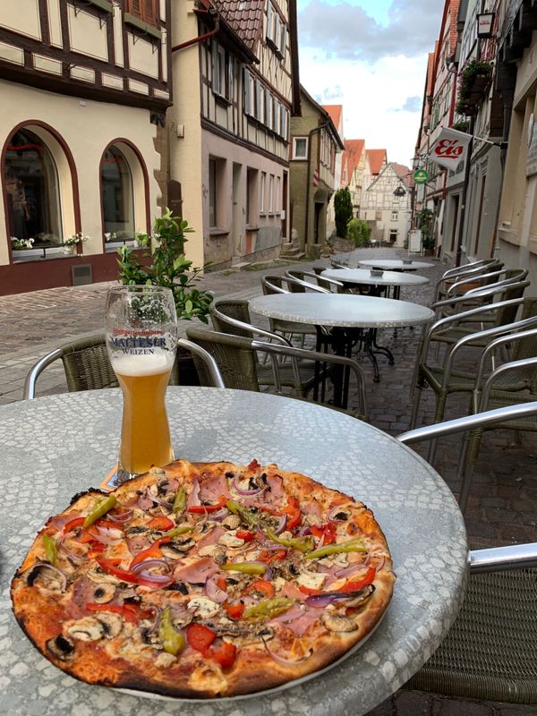 ドイツ・Badwimpfen「ピザ」の写真